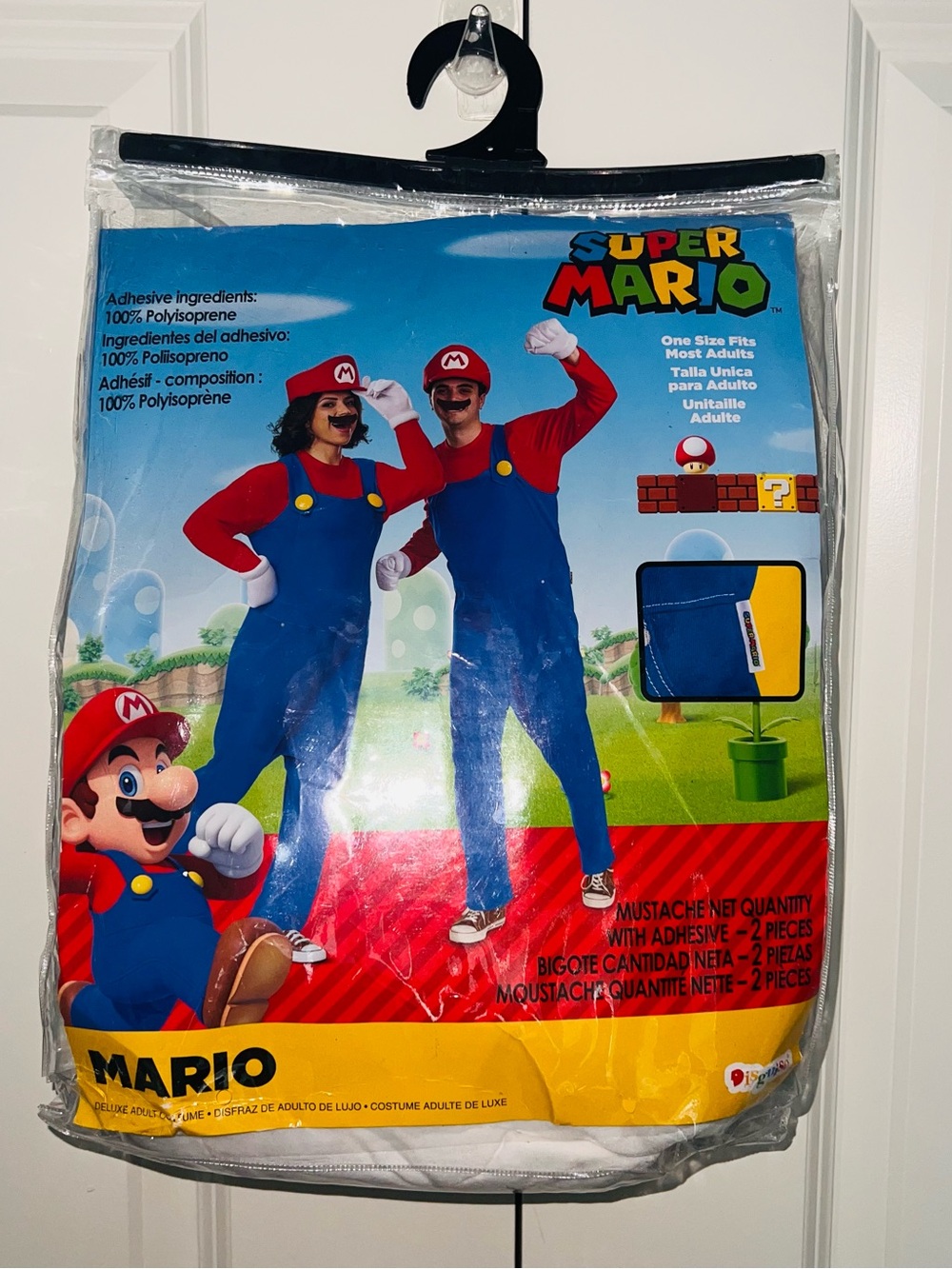 Nintendo Adult Super Mario Costume - OneSize Fits Most Adults